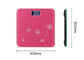 Масштабы цифров ванной комнаты квадрата 300кс300ММ, розовые электронные масштабы веса поставщик